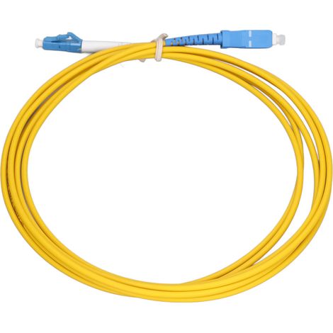 Câble à fibre optique 5 pièces, faible perte d'insertion, transmission stable et haut débit, UPC SC vers LC (1/5)