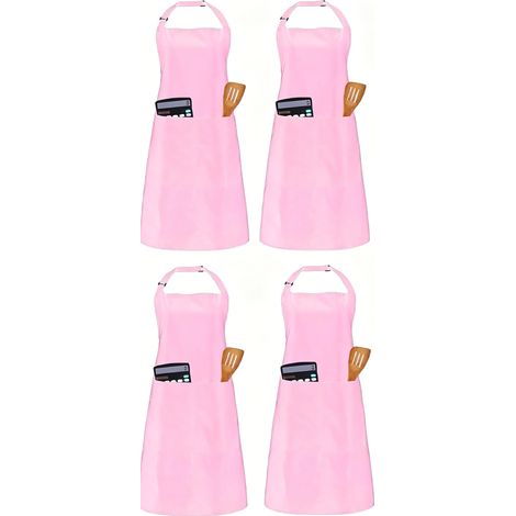 Tablier de chef unisexe ajustable en 4 pièces - Tablier de chef unisexe ajustable en 4 pièces (1/5)