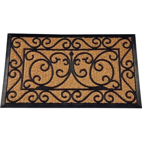 IDMAT - Tapis cuba rectangulaire volute 40x60cm