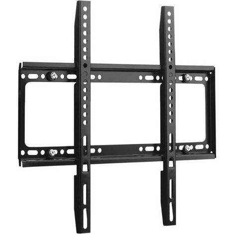 Support Mural Fixe - AVIZAR - 26" à 63" - Acier Noir - VESA 75 à 400 mm - 50 kg