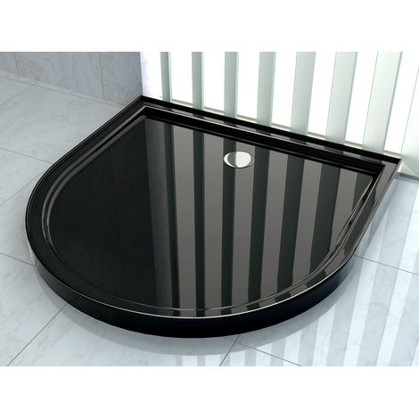 Duschtasse für U-Duschen 100 x 100 cm (schwarz) (1/2)
