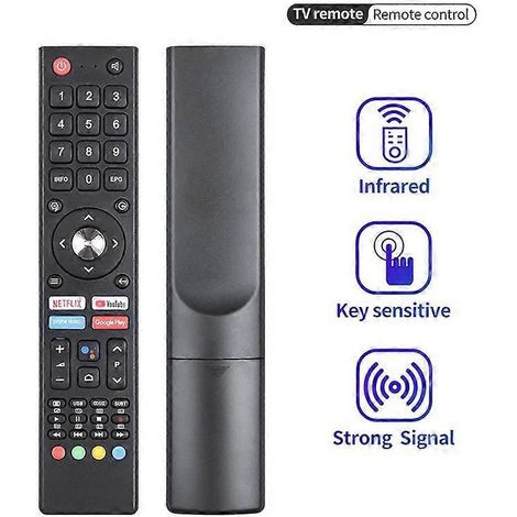 TV Remote Control for CHIQ KOGAN ALBADEEL TV Aiwa Remote Control GCBLTV02ADBBT Without Voice (1/4)