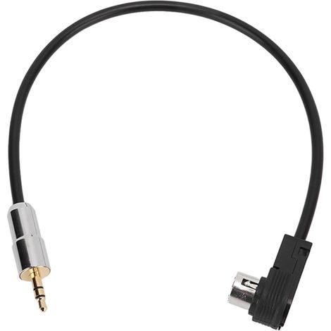 Câble adaptateur audio radio CD 30cm pour autoradio Alpine DVA-7996R DVA-9860R, entrée auxiliaire, connecteur jack 3,5mm, accessoire voiture (1/5)