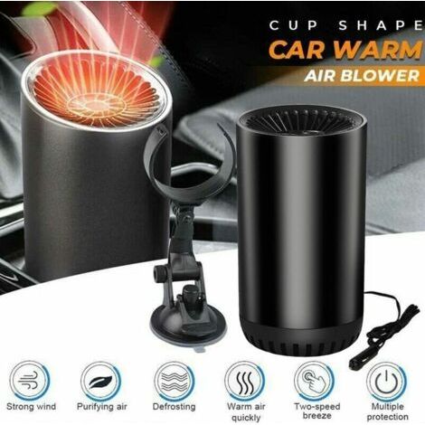 Nazalus-Vente chaude-Chauffage de voiture portable, 2 en 1, chauffage et refroidissement rapide, dégivreur de chauffage de voiture, dégivreurs de pare-brise 150 W 12 V, ventilateur de pare-brise enfic (1/3)