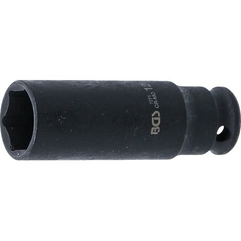 Llave de vaso BGS 7271 diseño profundo anillo goma (1/4)