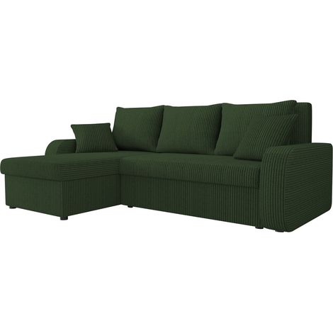 Sofá rinconero Comfivo Melissa I, Poso 14, Función de descanso, Almacenaje, 238x147x80cm, 0