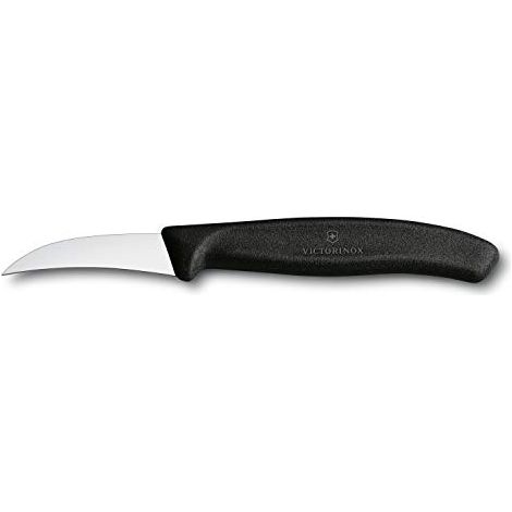 Victorinox coltello spelucchino Nero lama curva (1/4)
