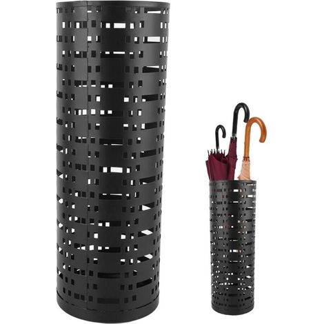Porte parapluies en Métal, Support pour Parapluies,Poubelle Organisateur de Parapluie pour le Bureau, 42 x Ø 15cm (1/5)