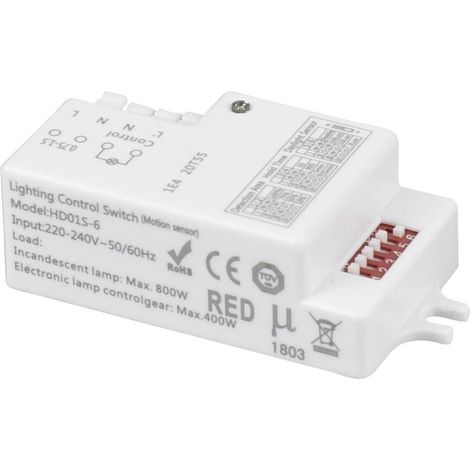 Megaman MM77128 Sensor Inalámbrico Blanco Exterior