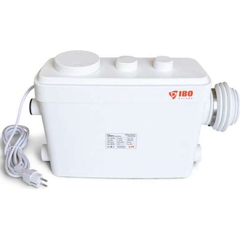 IBO Sanibo B Hebeanlage WC 450W Fäkalienhebeanlage Vorwand