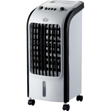 Raffrescatore D'Aria Portatile Evaporativo Senza Tubo 65 Watt Oscillante Capacità 4 Lt - Veri25 (1/2)