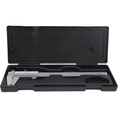 Étrier Vernier Intégral avec Molette de Réglage Fin pour Mesures de Précision 0‑150mm (1/5)