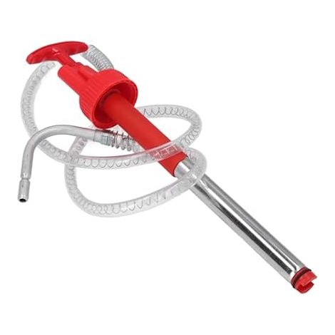 Pompe à Tambour Manuelle pour Extracteur de Transfert de Carburant, Pompe de Transfert d'Eau de Carburant Liquide pour Tambour de 20 L avec Tuyau de 50 (1/5)