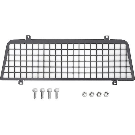Filet de protection en maille métallique pour vitre arrière de modèle pickup, compatible avec Traxxas TRX-4. (1/5)