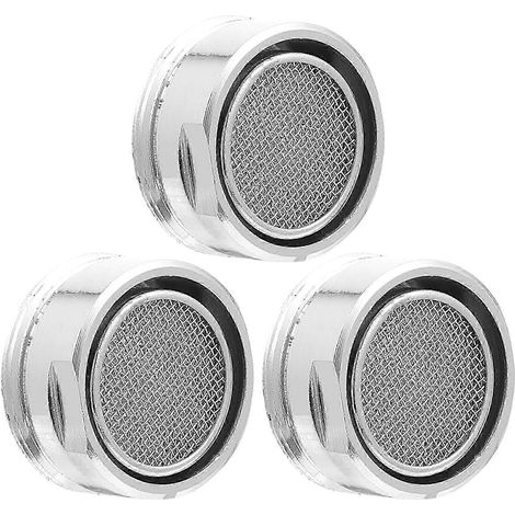Lot de 3 filtres pour robinet d'évier, crépine, embout de robinet, aérateur de salle de bain, remplacement d'aérateur de robinet, aérateur de robinet fg2025031701086 (1/3)