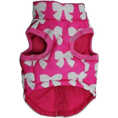 Hundebekleidung Welpen-Outfit Weste Warme Hundekleidung für kleine Hunde Winter Winddicht Hundejacke Mantel Lila (1/4)
