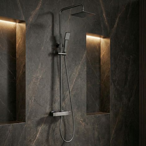 Imex - Columna Ducha Termostatica con Grifo Black Gun Serie Art (1/5)