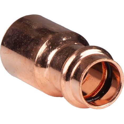 Kupfer Pressfitting Reduzierstück 28 x 18 mm V+M-Kontur DVGW
