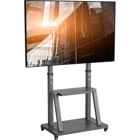 UNHO Soporte TV Pie con Ruedas para 32-100 Pulgadas Base Suelo Grande Comercial de Altura Ajustable, VESA 800x600 (1/5)