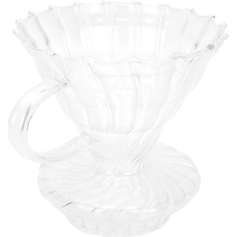 Glasfilterhalter für Filterkaffee, Ausgießkegel, Kaffeemaschinenzubehör, für den Gebrauch zu Hause oder im Büro (1/5)