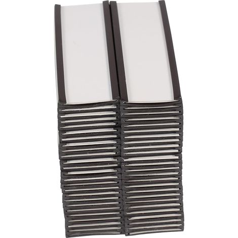 Porte-étiquettes magnétiques HOMSFOU pour entrepôt, 76 x 25 mm (1/5)