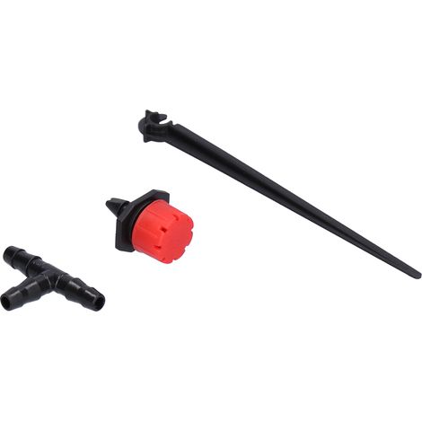 Kit d'irrigation de jardin de 50 mètres, 4/7, à économie d'eau capillaire, accessoires d'irrigation automatique, kit de pulvérisation pour l'irrigation goutte à goutte (1/5)