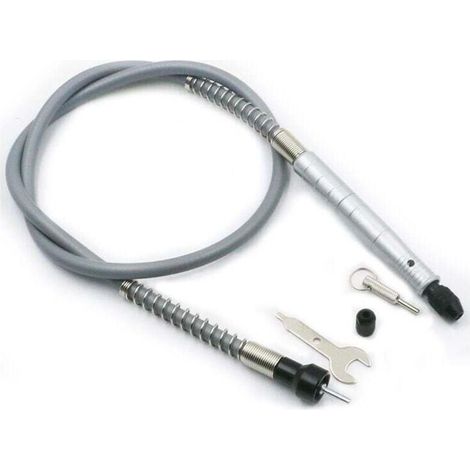 Tige flexible Ulisem, tige de foret flexible de 3,2 mm/1/8 po pour extension et extension de longueur, adaptateur d'arbre pour outil multifonction rotatif (1/4)