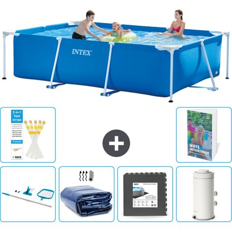 Rechteckiger Frame Pool - 300x200x75 cm - 7-teilig S43