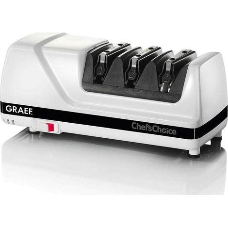 Graef CC 150 afilador eléctrico blanco y negro