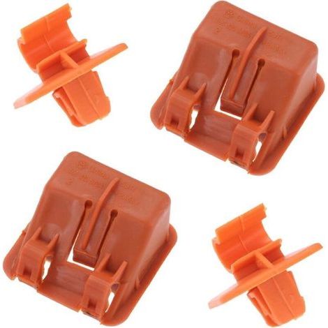 pair Lot de 2 supports de capot, clip de fixation, pour S-koda Fabia Octavia MK2 2004-2013 1U0823570A, cadre de serrage, clip de boucle