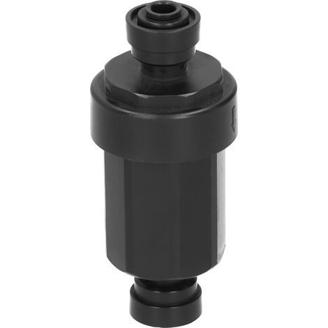 1/4-Zoll-Bewässerungsfilter mit Edelstahlsieb, Schnellanschluss-Filtersystem, schwarz (1/5)