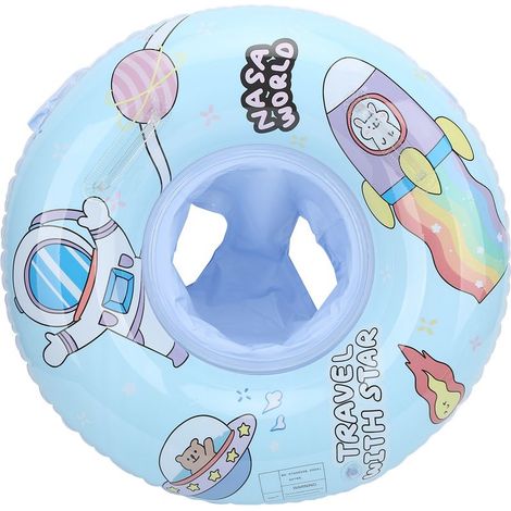 Rond de natation Enfant Motif Astronaute 70cm Bouée Sécurité Bébé Piscine Non Gonflé (1/5)