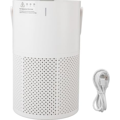 Purificatore d'Aria Portatile con Filtro HEPA e Ionizzatore – Silenzioso 28-44dB, Design Moderno in ABS Leggero – Ideale per Camera da Letto e Ufficio fino a 20m² (1/5)