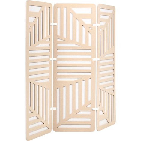 Raumteiler 3-teilig FUTURA Beige 180 cm 180 cm (1/5)