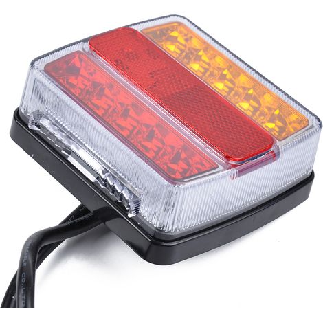 12V wasserdichte 26-LED-Anhängerbeleuchtung, Blinker und Rückleuchten mit 7-poligem Stecker, Komplettset (1/5)