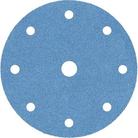 Klingspor krążek ścierny samoprzyczepny 125mm  ps36ck gr.180 /50szt.   z otworami gls3   twarde drewno/tworzywa sztuczne