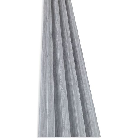 Oslo - Panneau effet bois à lattes en WPC haute densité - KIT DE 4,8 m² (1/4)