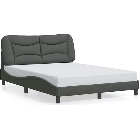 Maison Exclusive - Giroletto senza Materasso Hvar Grigio Scuro 140x200 cm Tessuto (1/5)