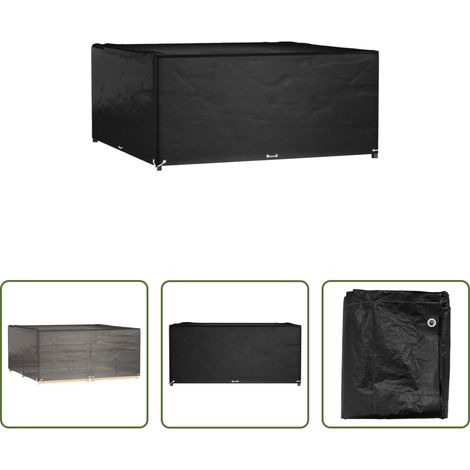 Rattanmöbel schützen - Gartenmöbel-Abdeckung 16 Ösen 205x205x90 cm Quadratisch (1/5)