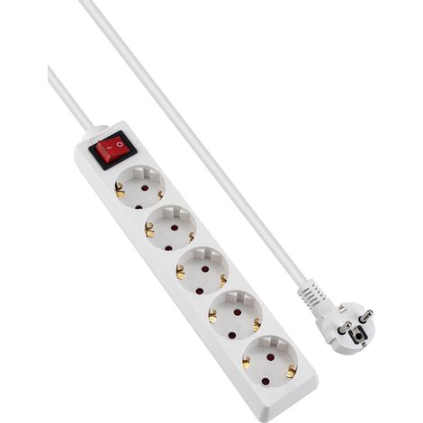 Multiprise 5 Prises avec Interrupteur 3500 W 16 A (1/5)