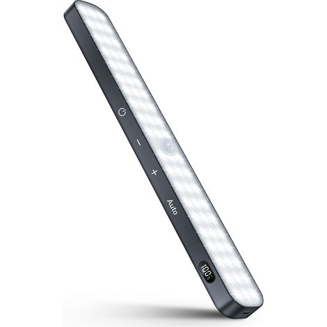 (1 article) Lampe de dressing rechargeable LED avec capteur de mouvement, commande tactile et fonction de variation d'intensité. (1/5)
