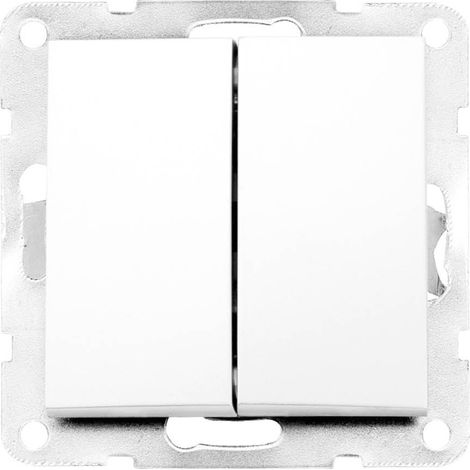 Doble conmutador empotrable Iota Blanco GSC 103500008 (1/2)