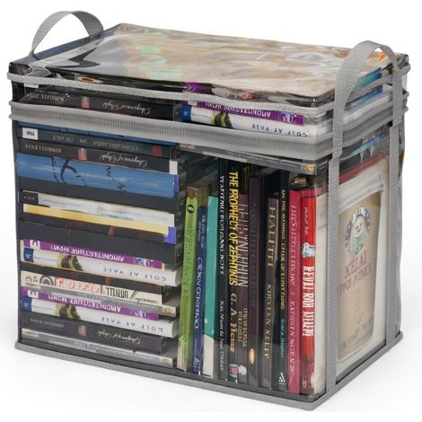 Sacca portaoggetti per libri trasparente 23 x 17 x 23 (1/5)