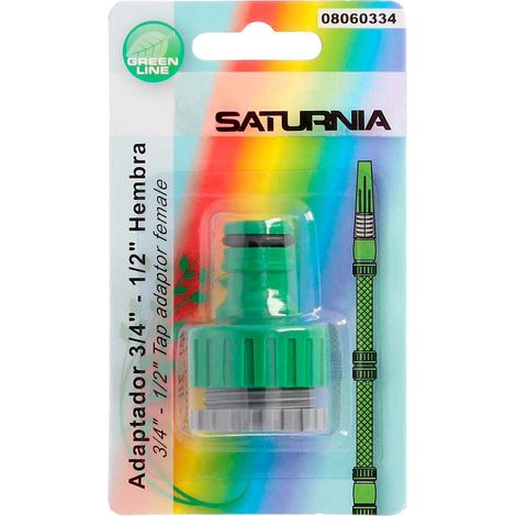 Adaptador Manguera Plastico 3/4-1/2" Hemba Blister (1/3)