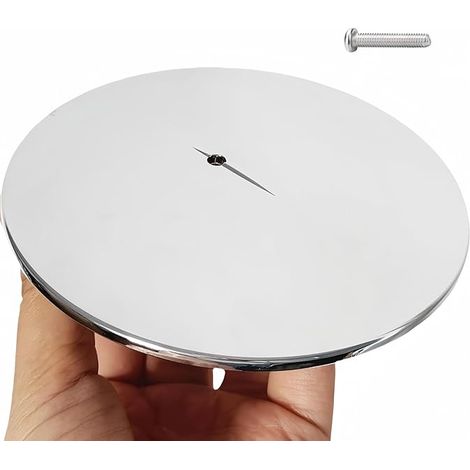 Sifón de ducha cromado de 115 mm, compatible con orificio de 90 mm. (1/5)