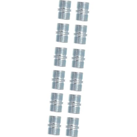 Écrous de support pour étagères, connecteurs en acier, 12 pièces (1/5)