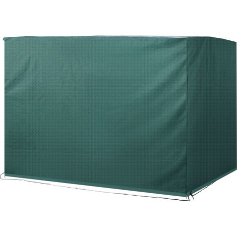 Housse balancelle jardin bâche étanche 2,15L x 1,55l x 1,5H m PE Vert