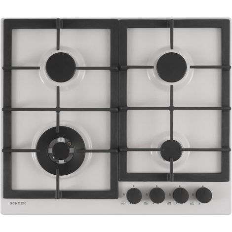 Schock PROFESSIONAL PC 60 1T Blanc Intégré 60 cm Gaz 4 zone(s) (1/3)