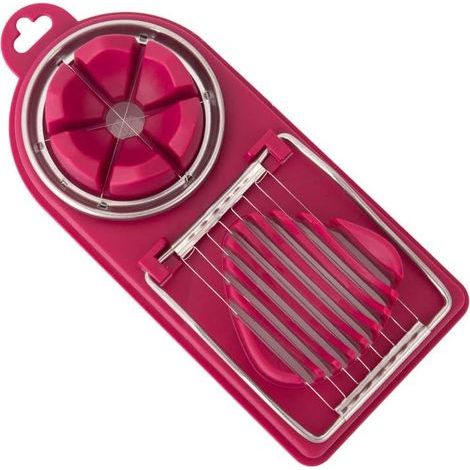 Egg Slicer - 304 Stainless Steel Wire And Food-Grade Plastic - Petal And Slice Cutting Modes - For Eggs Strawberries Mushrooms - 1 Piece (1/4)