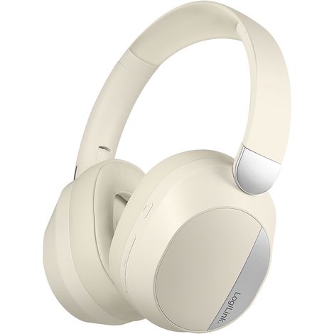 On-Ear-Kopfhörer mit Mikrofon, Bluetooth 6.0, ANC, LogiLink Sound Wave, Creme, 15 Stunden Akkulaufzeit (1/5)